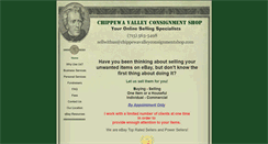 Desktop Screenshot of chippewavalleyconsignmentshop.com